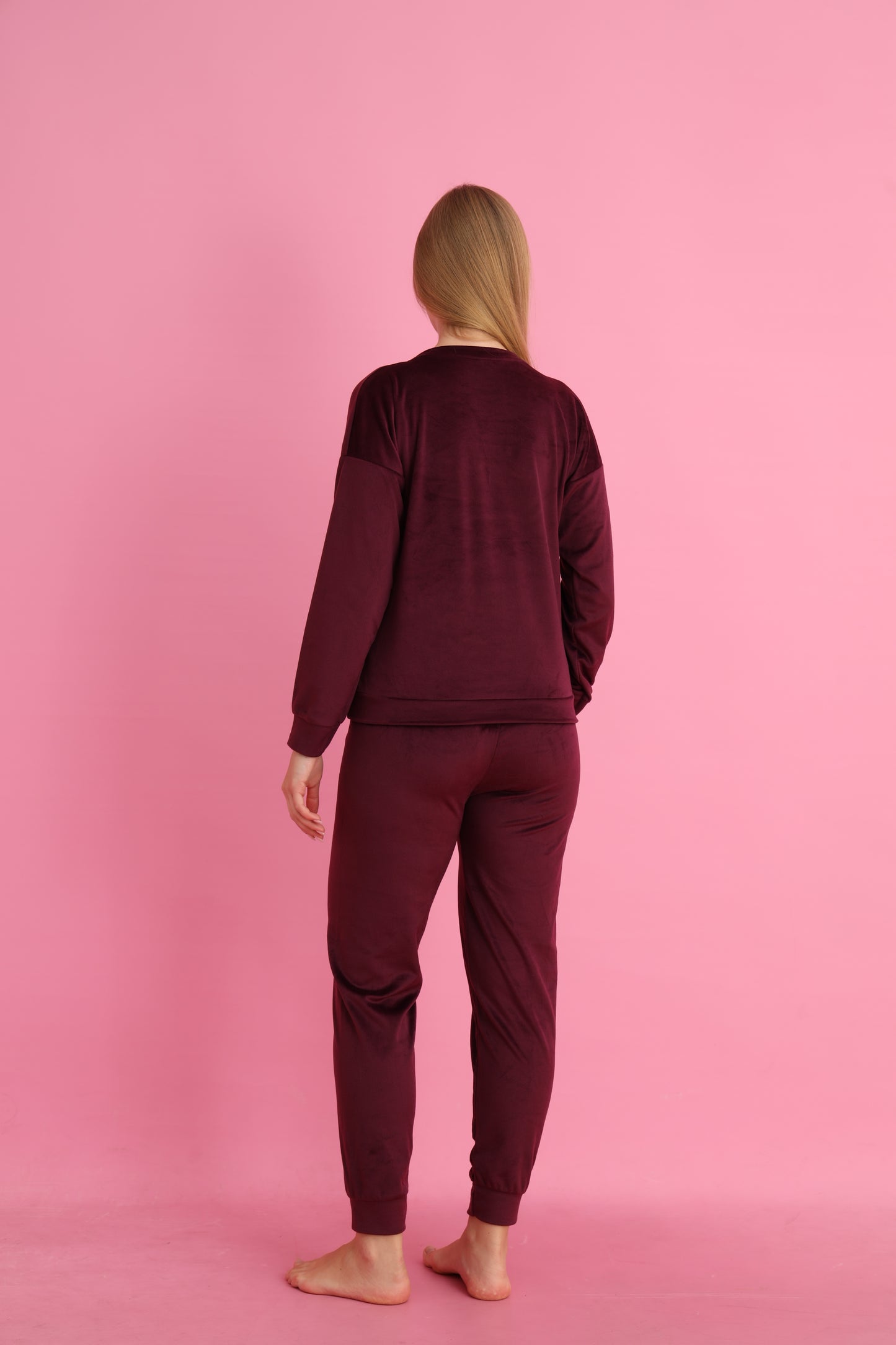 French Velvet Women's Pajama Set – Always Forever Model